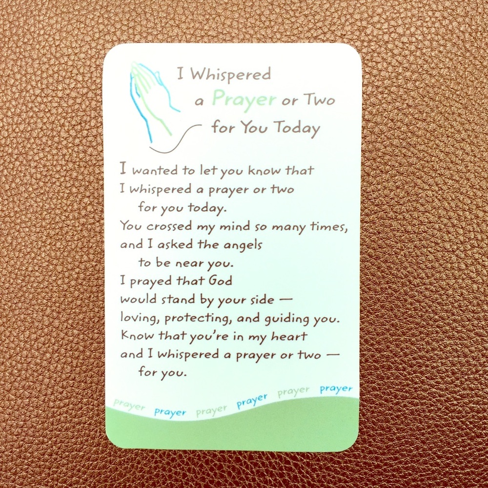 🙏 FREE 🙏 Prayer Wallet Card 🆕 NEW 🆓